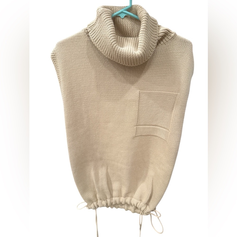 G-Star‎ Beige Cowl Neck Sweater Vest